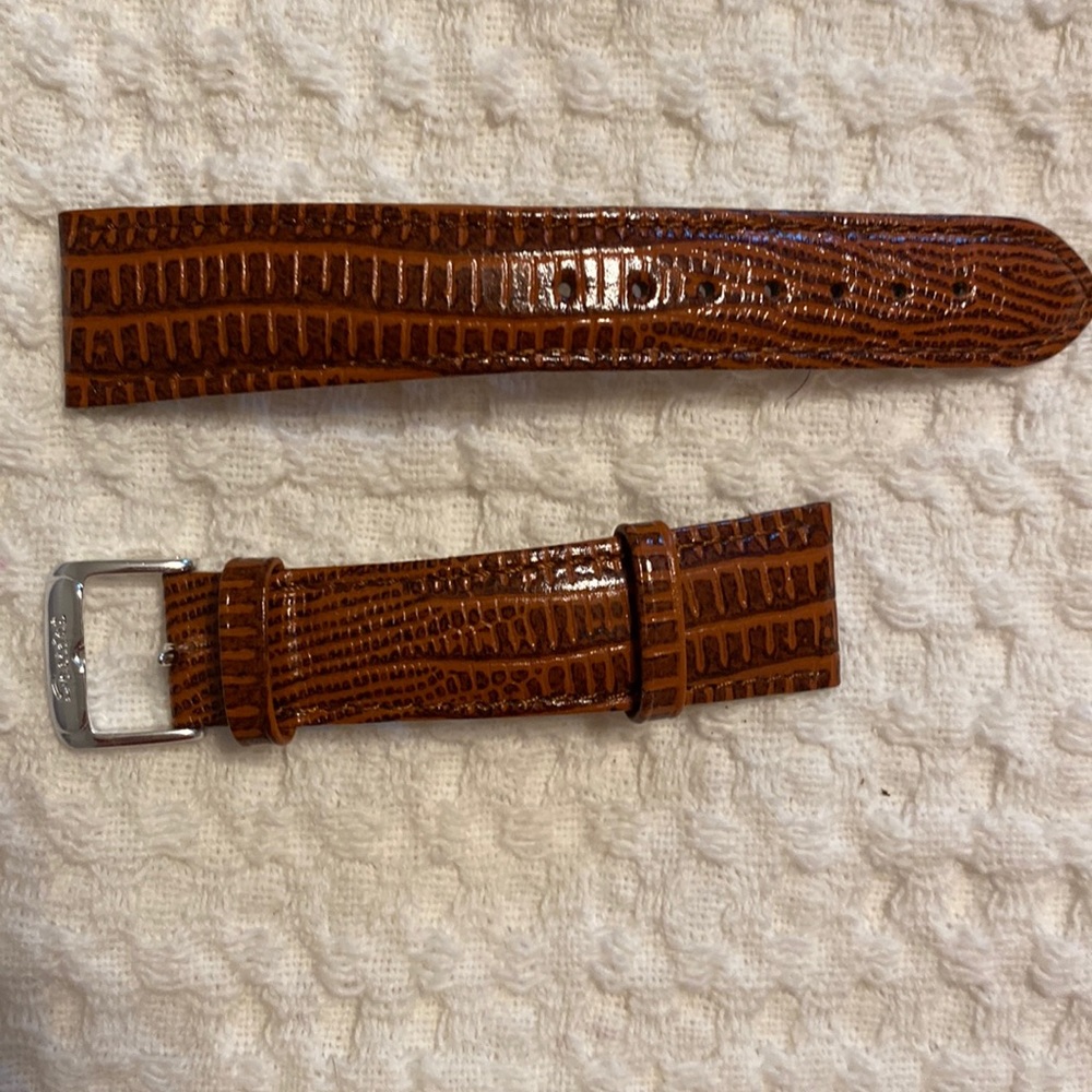 Mens Genuine Leather Watch Band